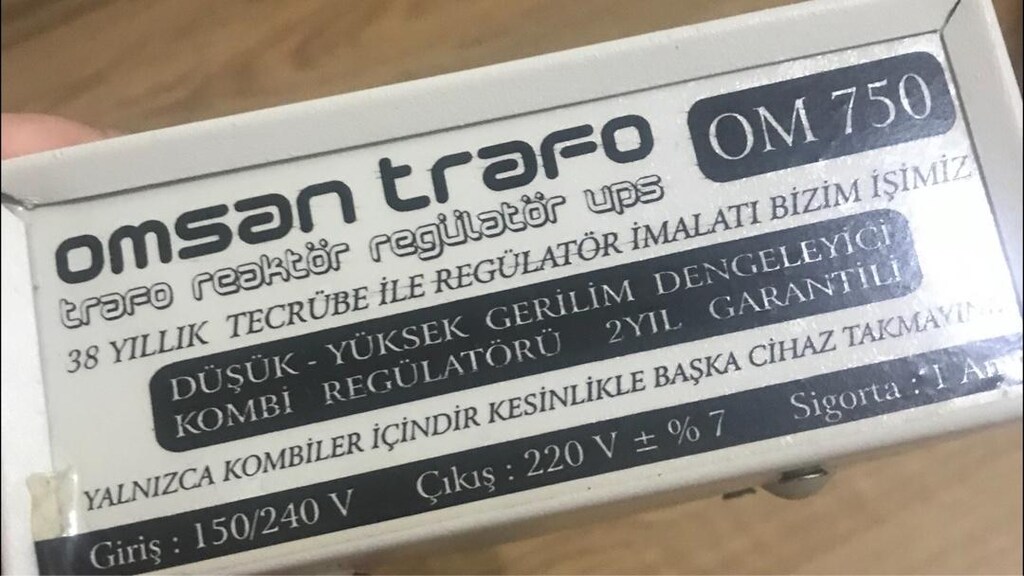 Orijinal Omsan OM 750 Kombi Regülatörü - 2