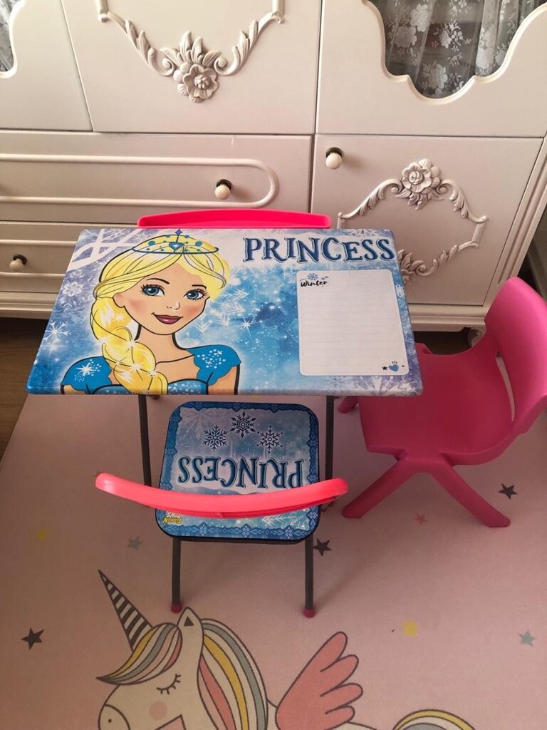 TERTEMİZ çocuk katlanır masa ve sandalye takımı/ elsa