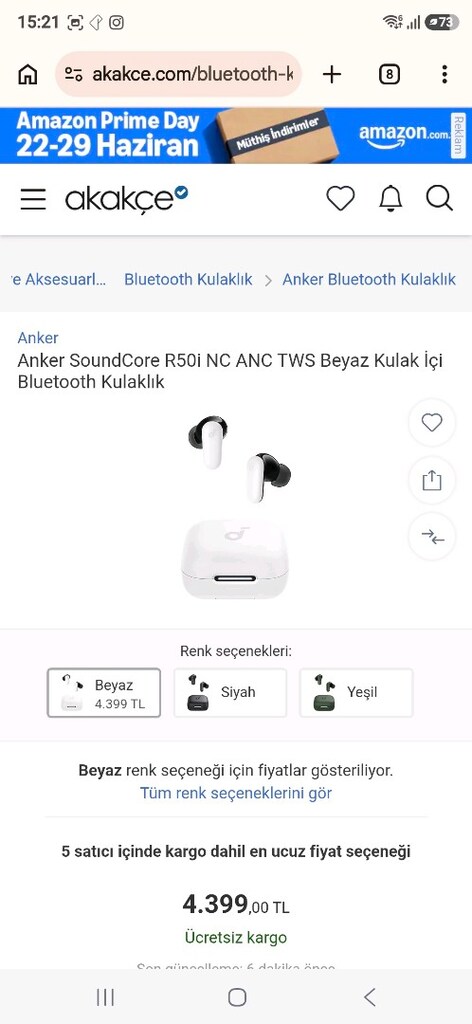 Anker R50i NC Bluetooth Kulaklık - 4