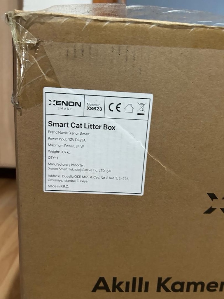 XENON Akıllı kameralı Kedi Tuvaleti - 6