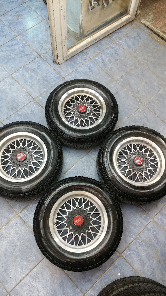 13 inç 4*100 bbs jant lastik ayna gibi jant lastik sıfır gibi kışlık - 2