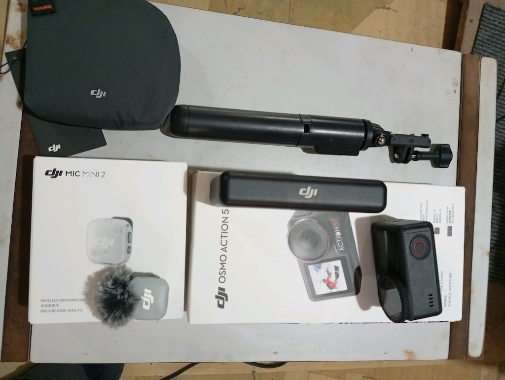 DJİ ACTİON 5 PRO COMBO ve MİC MİNİ 2 - 3