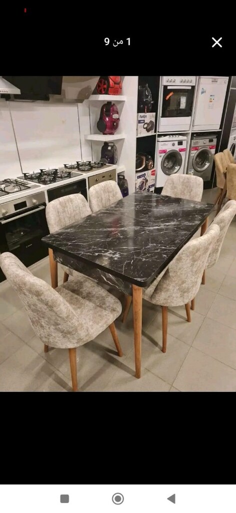Açılabilir Yemek Masası ve 6 Sandalye Takımı, Kelebek Mutfak Masası - 4