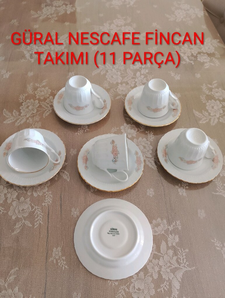 GÜRAL KAHVE VE NESCAFE FİNCAN TAKIMI - 3
