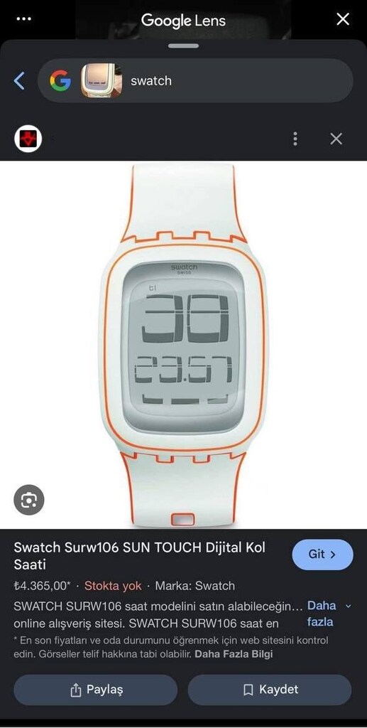 Swatch Sun Touch Dijital Kol Saati ORJİNALDİR - 11
