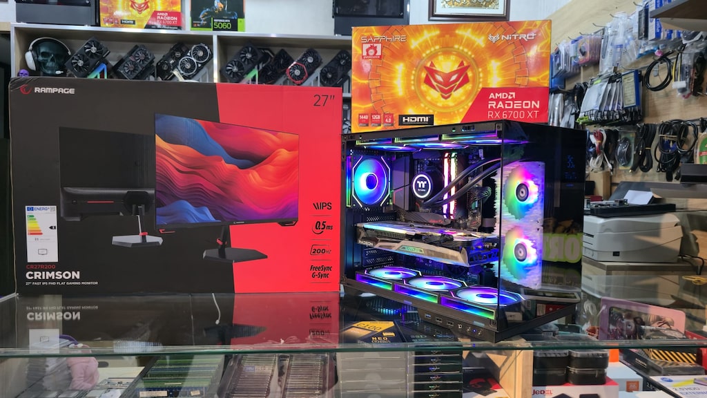 AMD RAYZEN OYUN MAKİNESİ FULL PAKET !!! 27 İNÇ 200 HZ MONİTÖR DAHİL ! - 2