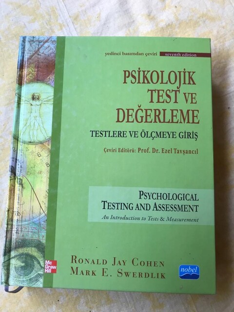 Psikolojik Test ve Değerlendirme / Ronald Jay Cohen - Mark E. Swerdlik