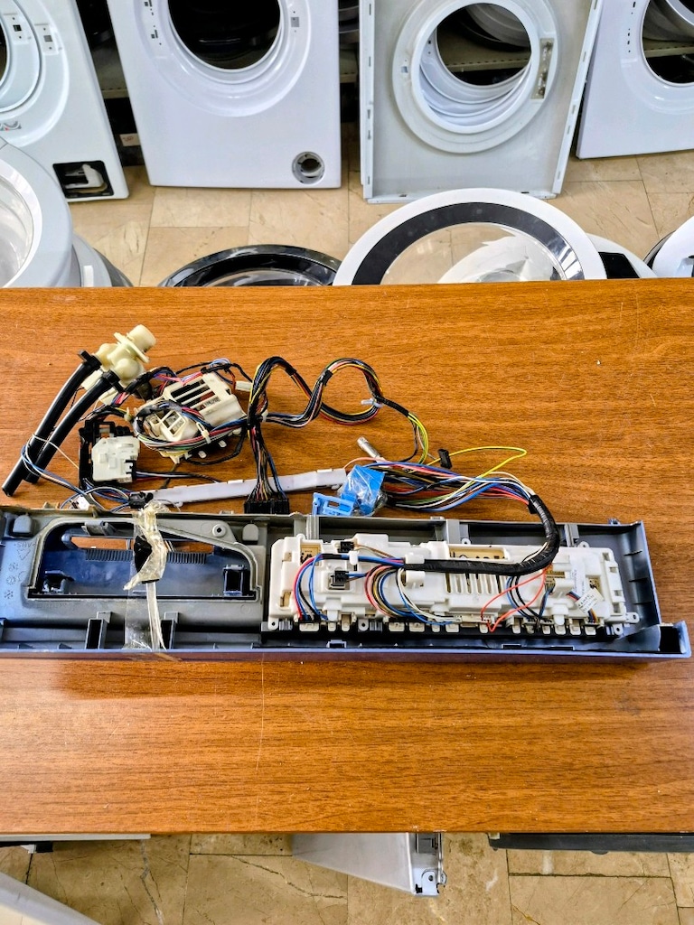 VESTEL Çamaşır Makinesi HIZLI 9812 TME Orijinal Ön Panel ve Kart (Mavi - 5