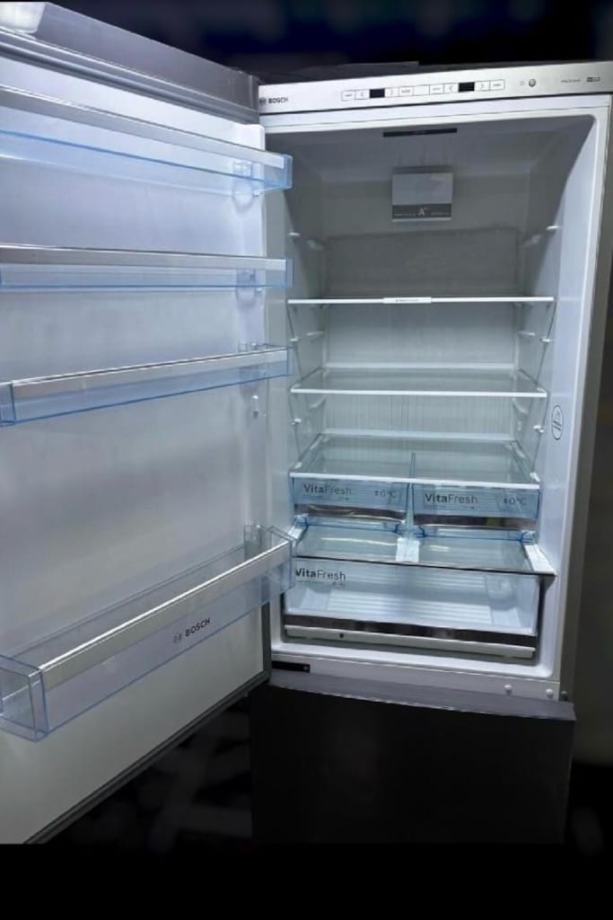 Bosch No Frost 550 Litre Leke Tutmaz İnox Gri - 4