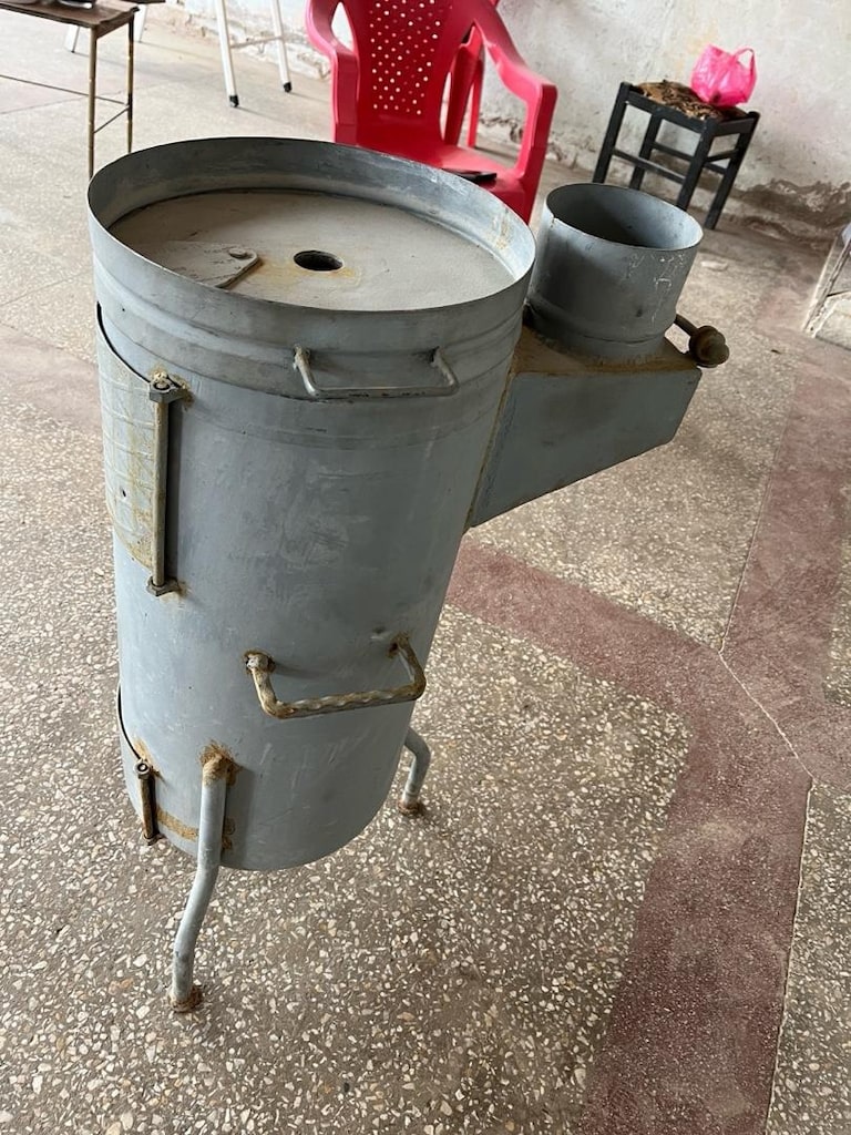 lpg tankından üretilmiş katı yakıt sobası.. - 5