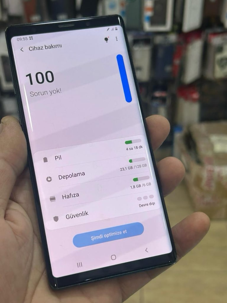 Samsung galaxy not 9 128/6 gb TR cihazı temiz 2. el orijinal şarj ile - 4