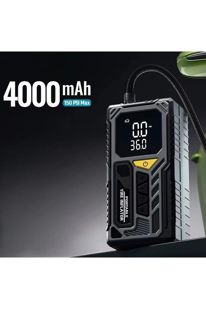 POWERBANK ÖZELLİKLİ ŞARJLI LASTİK ŞİŞİRME POMPA (SIFIR ÜRÜN) - 9