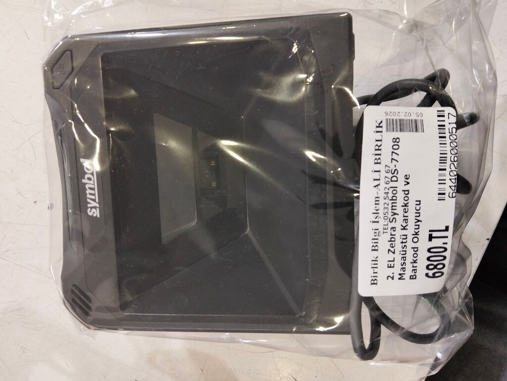 Zebra Symbol ds 7708 Masaustu Karekod ve Barkod Okuyucu Kargo Mevcuttu - 2