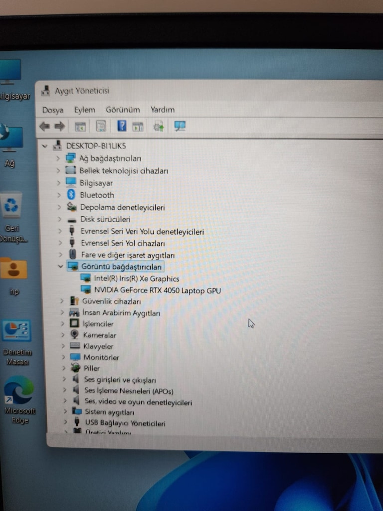 HP VİCTUS İ5 13.NESİL RTX4050 16GB RAM 512SSD M2 - 4