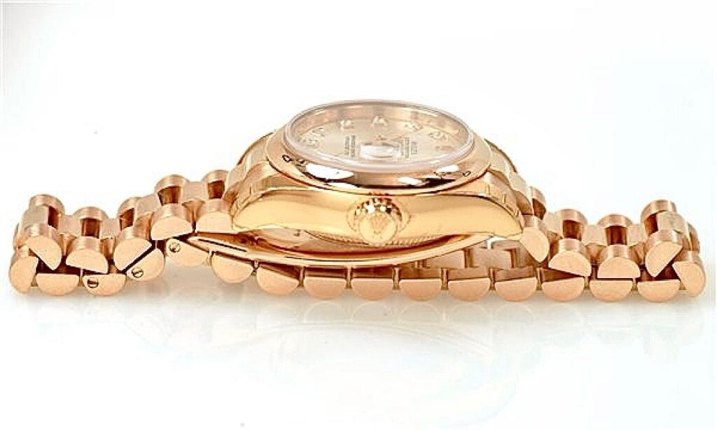 ‼İTHAL/SIFIR/KADIN/Rolex DateJust,Komple 18Kt.Gold,Pırlanta Kadran - 4
