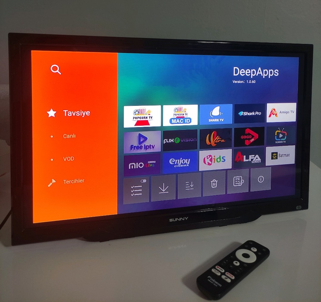 LED televizyon 23 inç 61 ekran Android sistem TVboX ile birlikte - 7