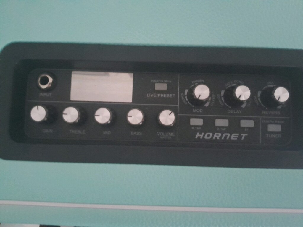 mooer hornet 15w blue elektro gitar amfisi - 2