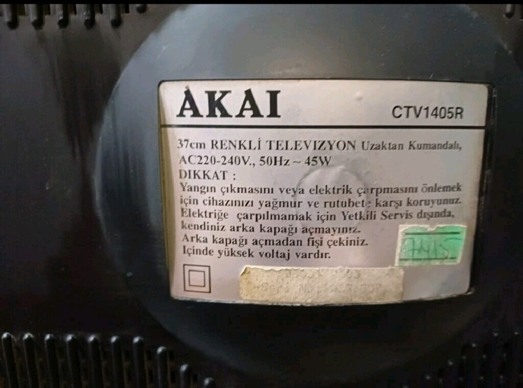 tüplü televizyon - 2