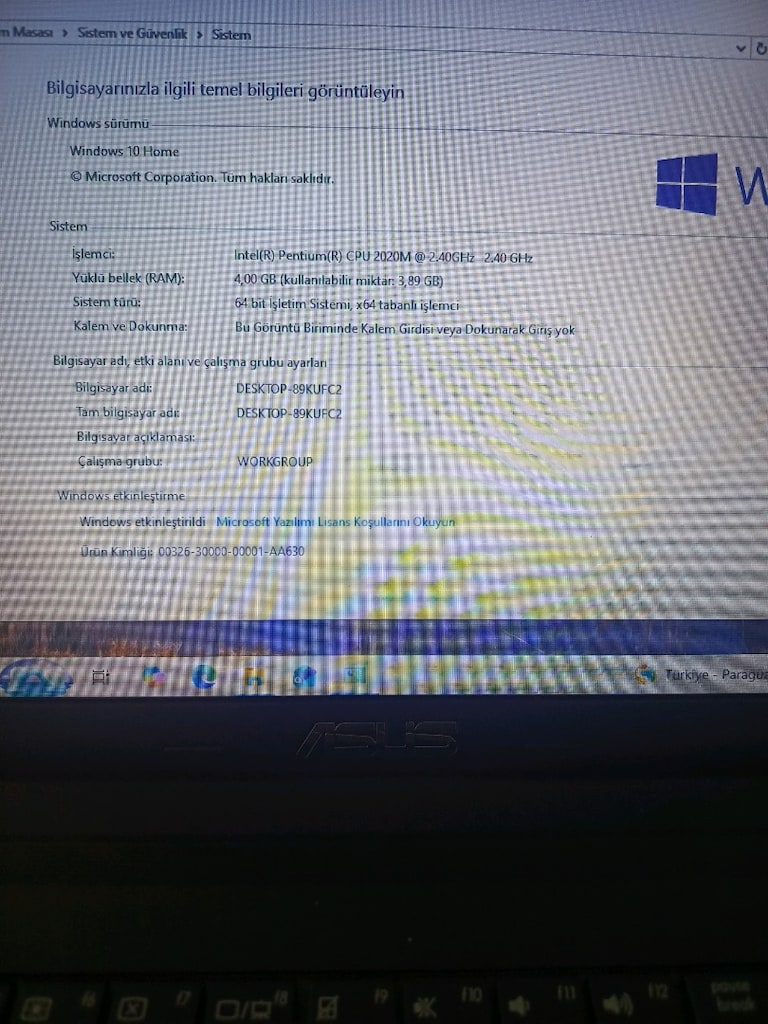 Asus Pentium 4 Ram 500 HDD dizüstü laptop - 2