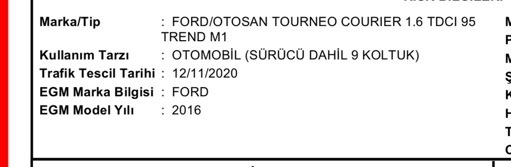 2016 otomobil ruhsatlı - 8
