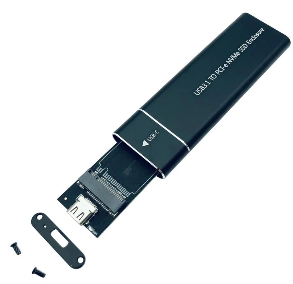 USB 3.1 Type-C to PCI-e NVMe & SATA M.2 SSD Disk Kutusu - 2