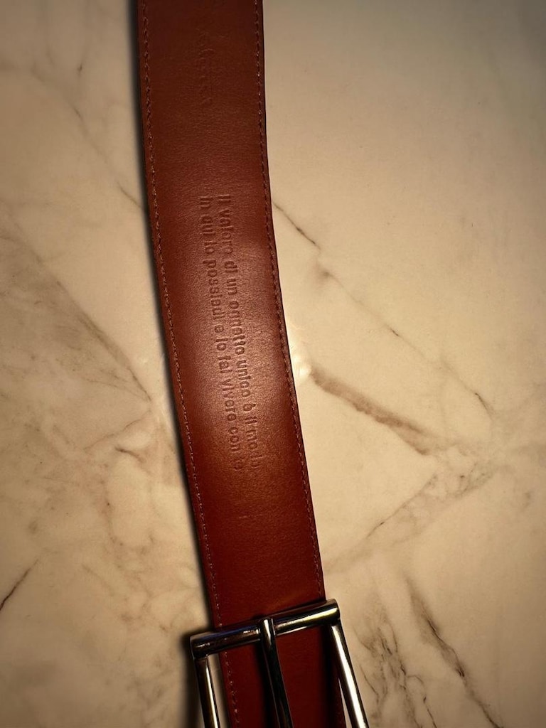 Santoni timsah derisi erkek kemeri. Orijinal - 2