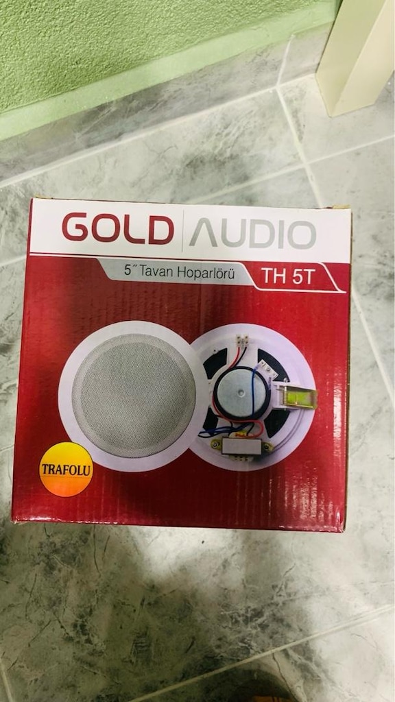 GOLD AUDİO ANFİ VE 6 adet TAVAN HOPARLÖRLERİ. ürün sıfırdan farksız - 3