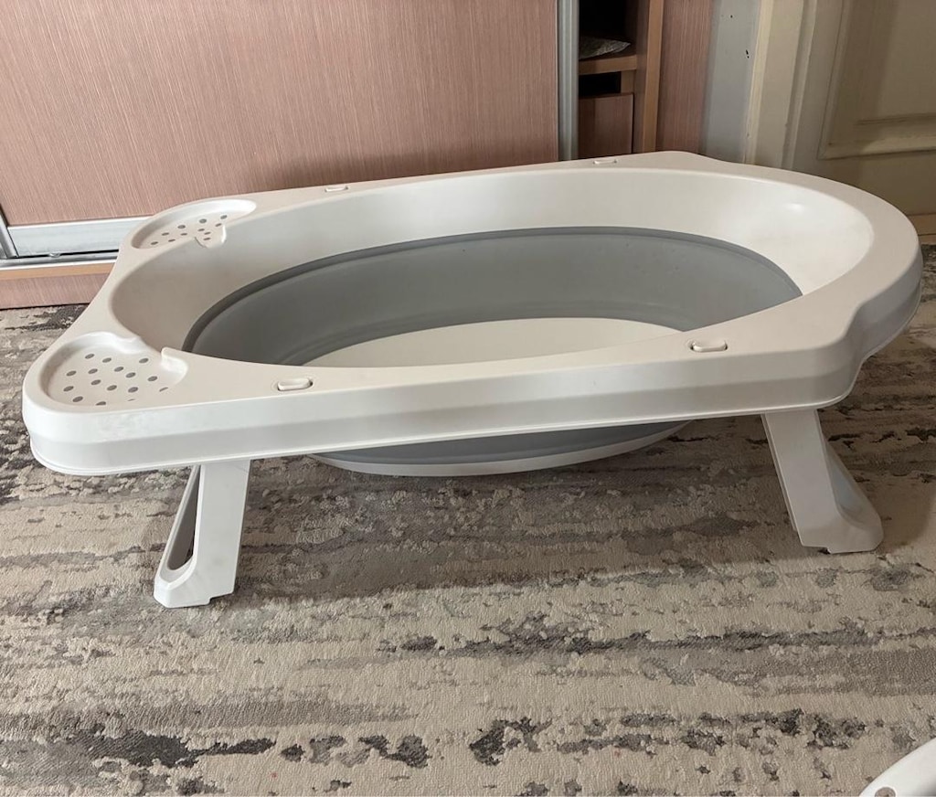 4 Parça Katlanır Bebek Banyo Seti - 5