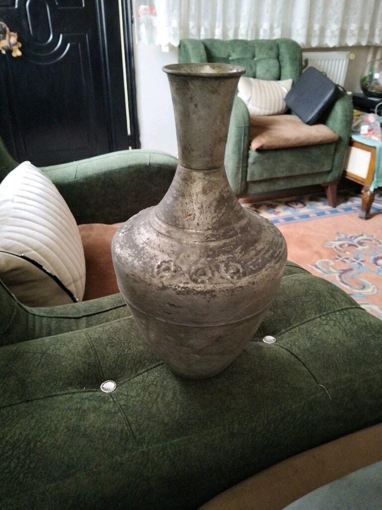 eski, bakır gelin sürahisi - 2