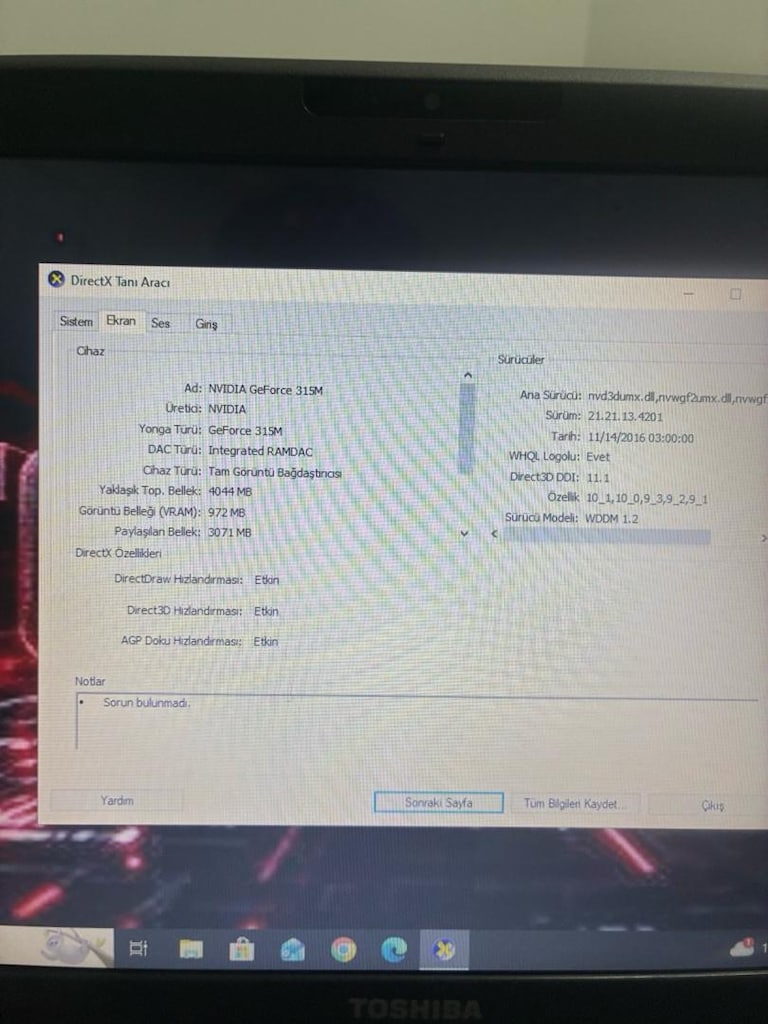 TOSHİBA İ5 8 GB RAM 60 GB SSD LAPTOP - 5
