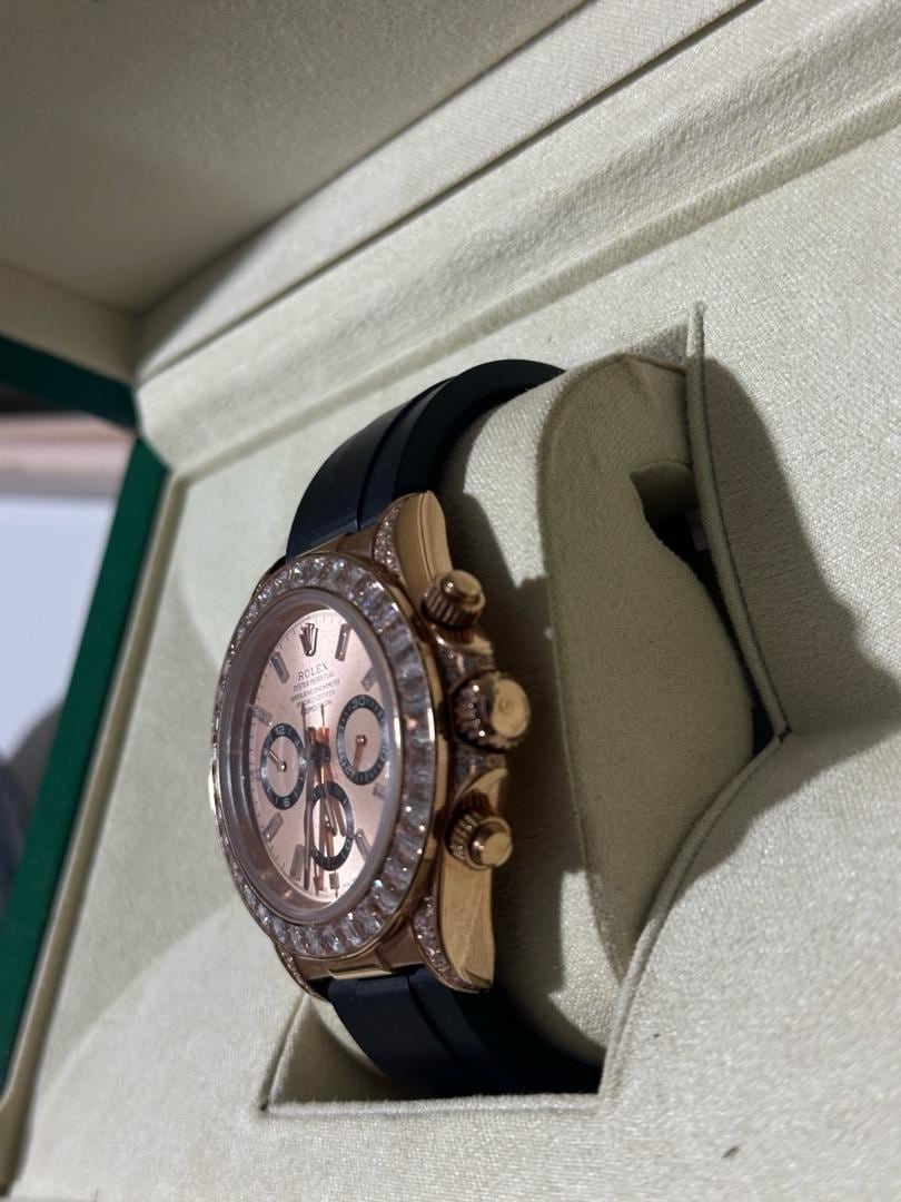 Rolex Daytona Pırlanta Bezel Rose Gold - 2