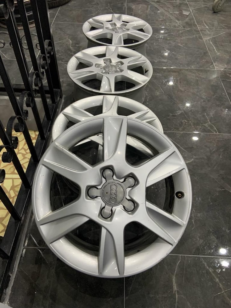 ORJİNAL AUDİ 16 İNÇ ÇELİK JANT TAKIM - 5