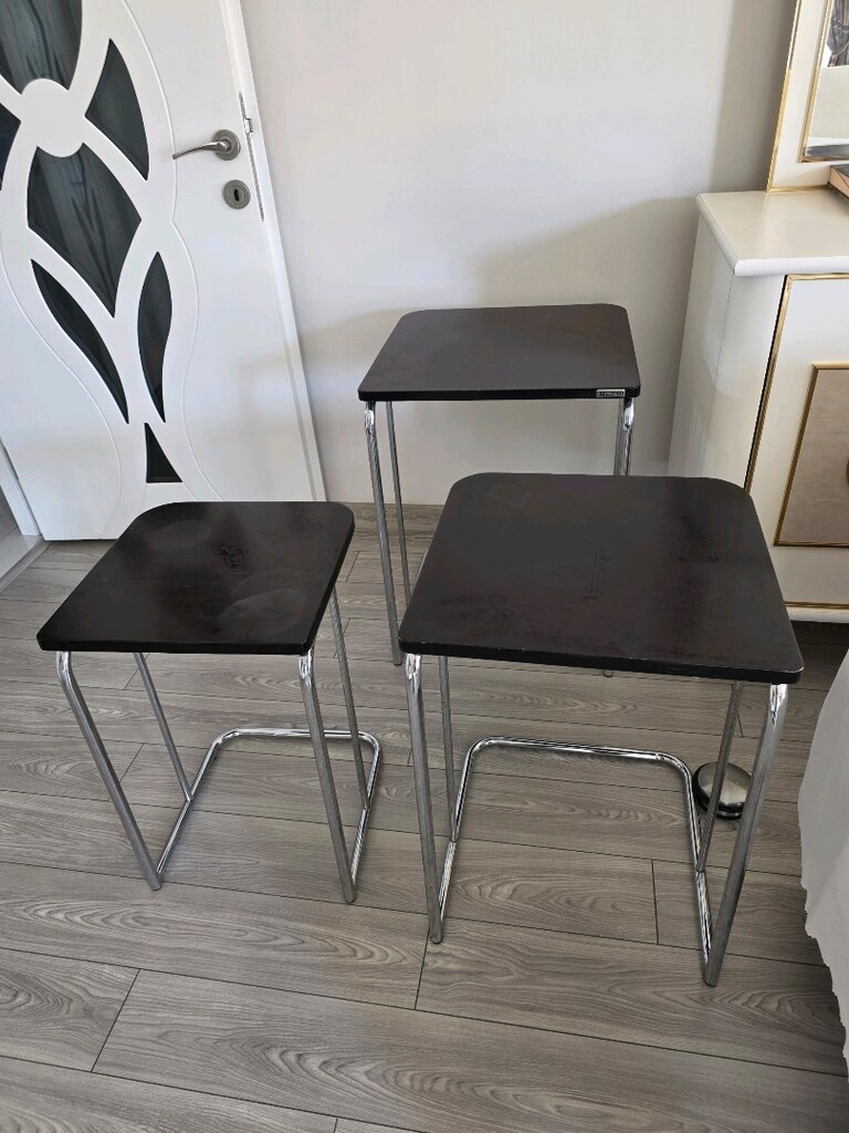 BELLONA 3 LÜ KROM AYAKLI SEHPA - 10