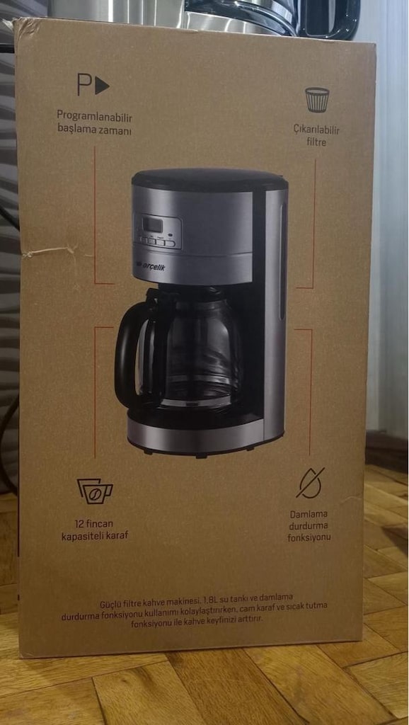 Arçelik 61121 filtre kahve makinesi - sıfır - 3