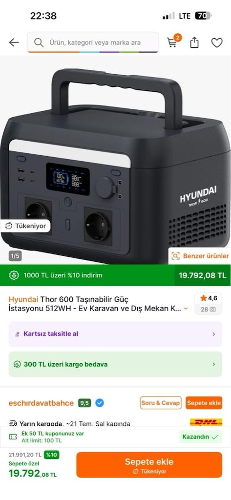Hyundai Thor 600 taşınabilir istasyon - 3