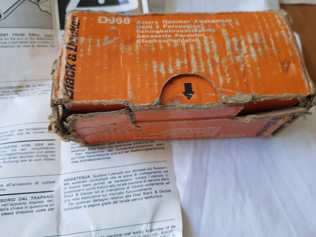 Black &Decker marka matkap aparatı,D968.Kutusu ve kullanma kılavuzu va - 9