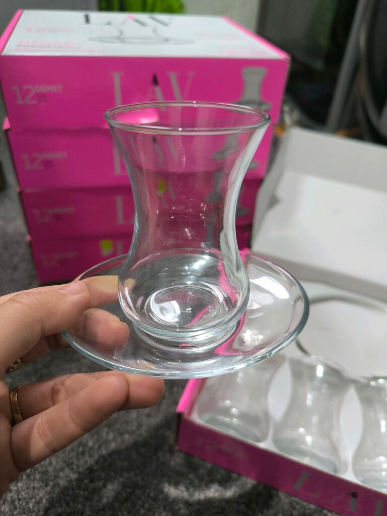 Lav 60 parça çay bardağı takımı 5ku - 5