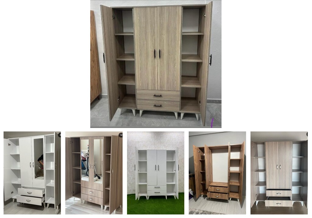 4 kapaklı elbise dolabı ptjmpucwpr - 6