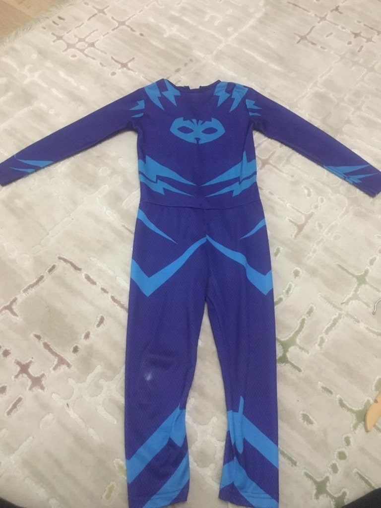 Kedi çocuk cat boy ve batman kostümü iki kostüm birlikte uyguna kostüm - 3