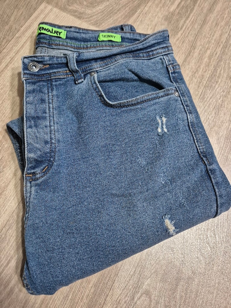 yumuşak likralı erkek kot pantolon