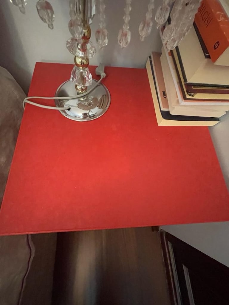 kırmızı beyaz şifonyer komudin dolap - 4