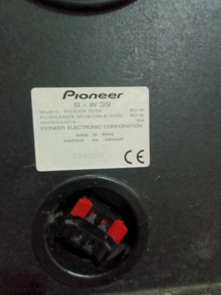 PIONEER S-W39 SUBWOOFER - 5
