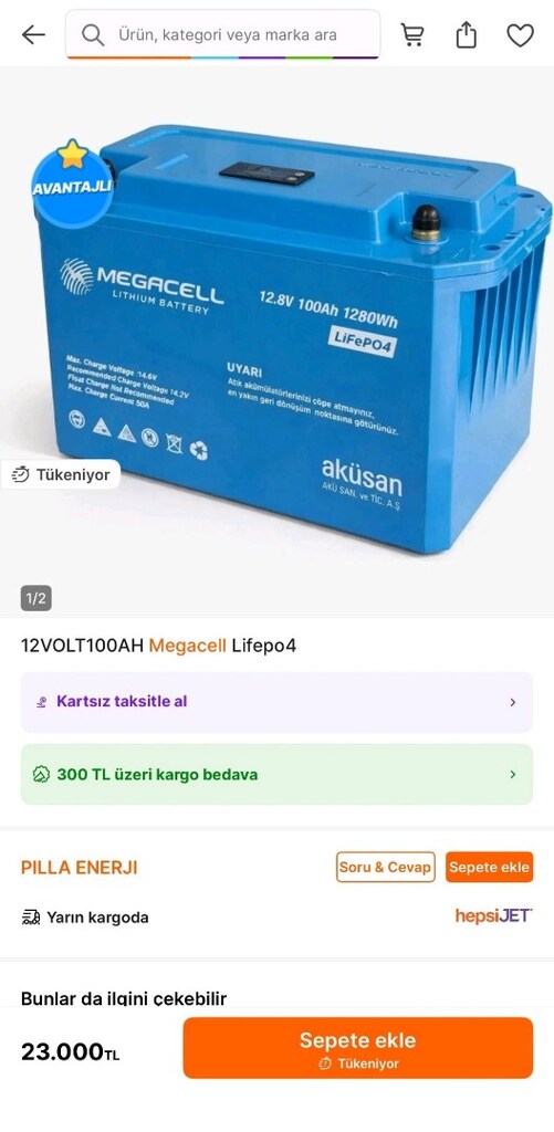 Megacell 100 ah lifepo4 - 9
