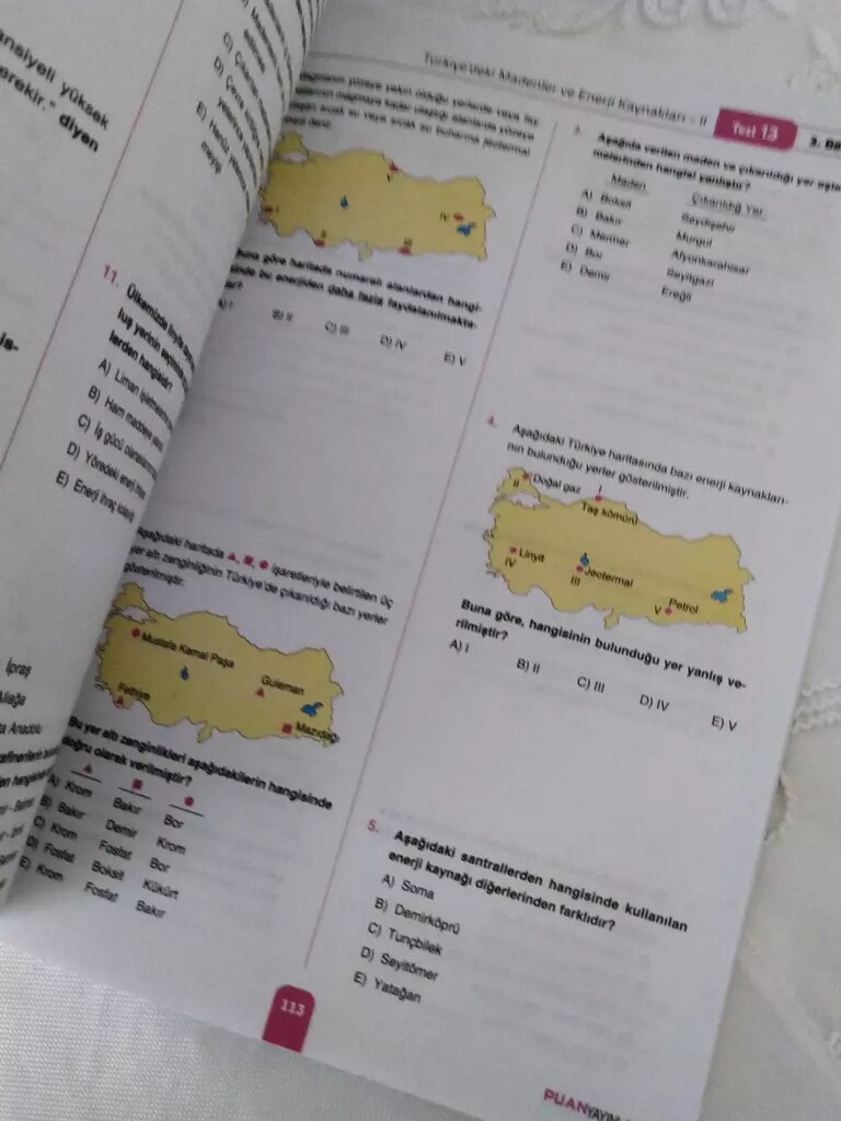 AYT COĞRAFYA SORU BANKASI - 3