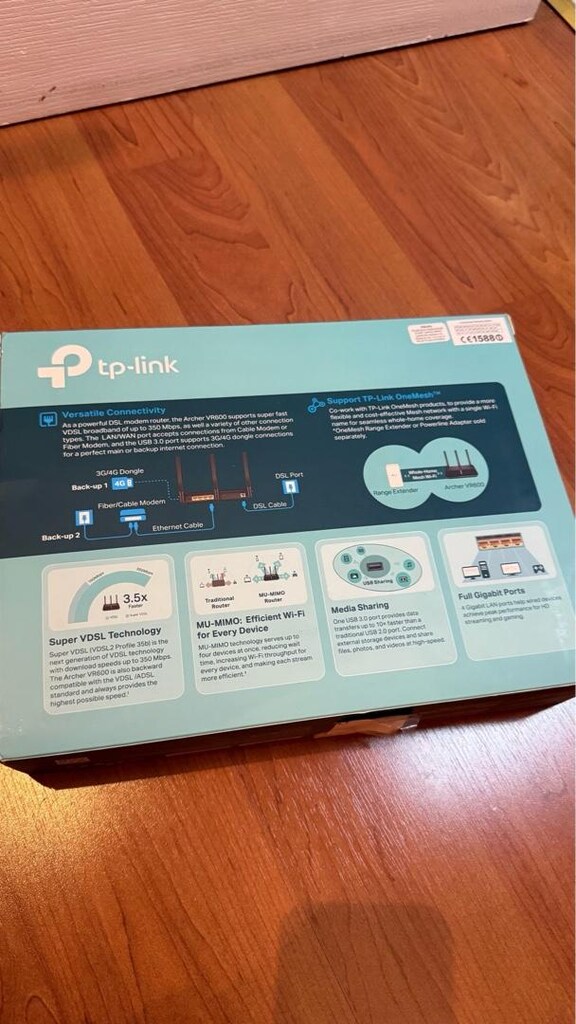 tplink ac2100 archer vr600 modem - 2