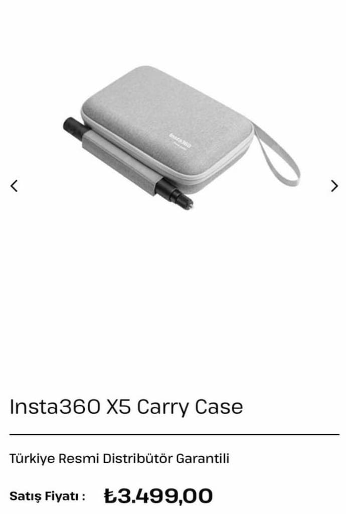 Insta360 One X5 8K Aksiyon Kamera(sıfır) + Diving case - 5