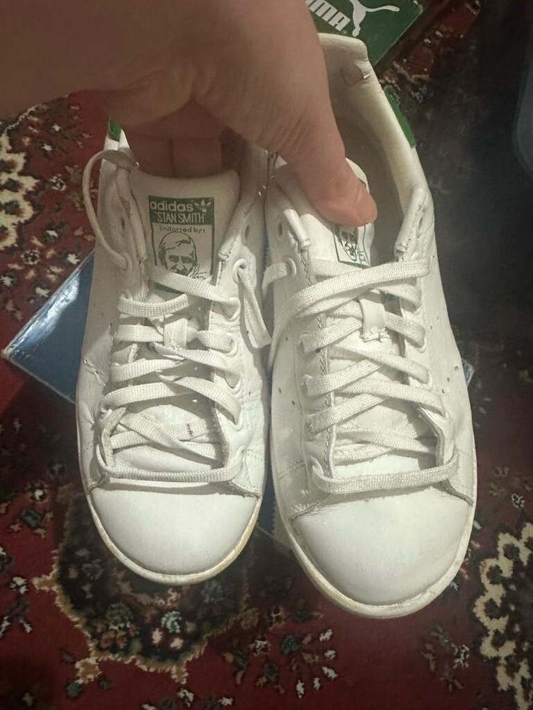 Beyaz Adidas Stan Smith Kadın Spor Ayakkabı - 4
