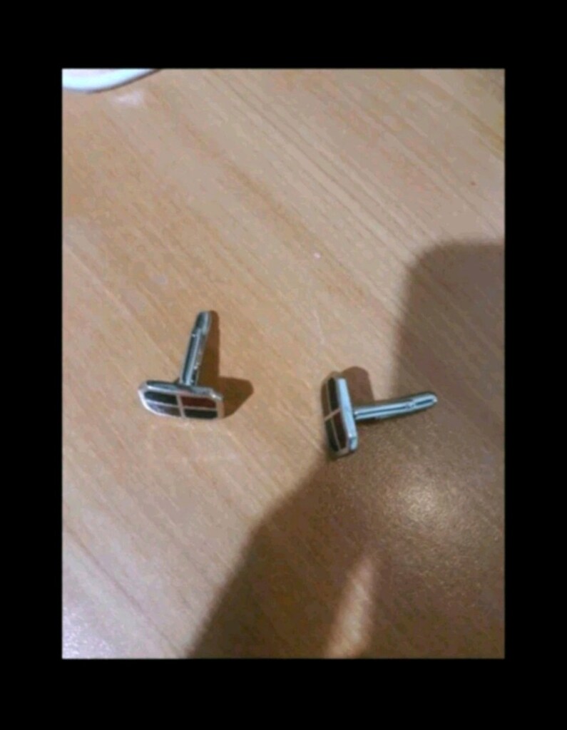 şık erkek gömleği kolu düğmesi - 2