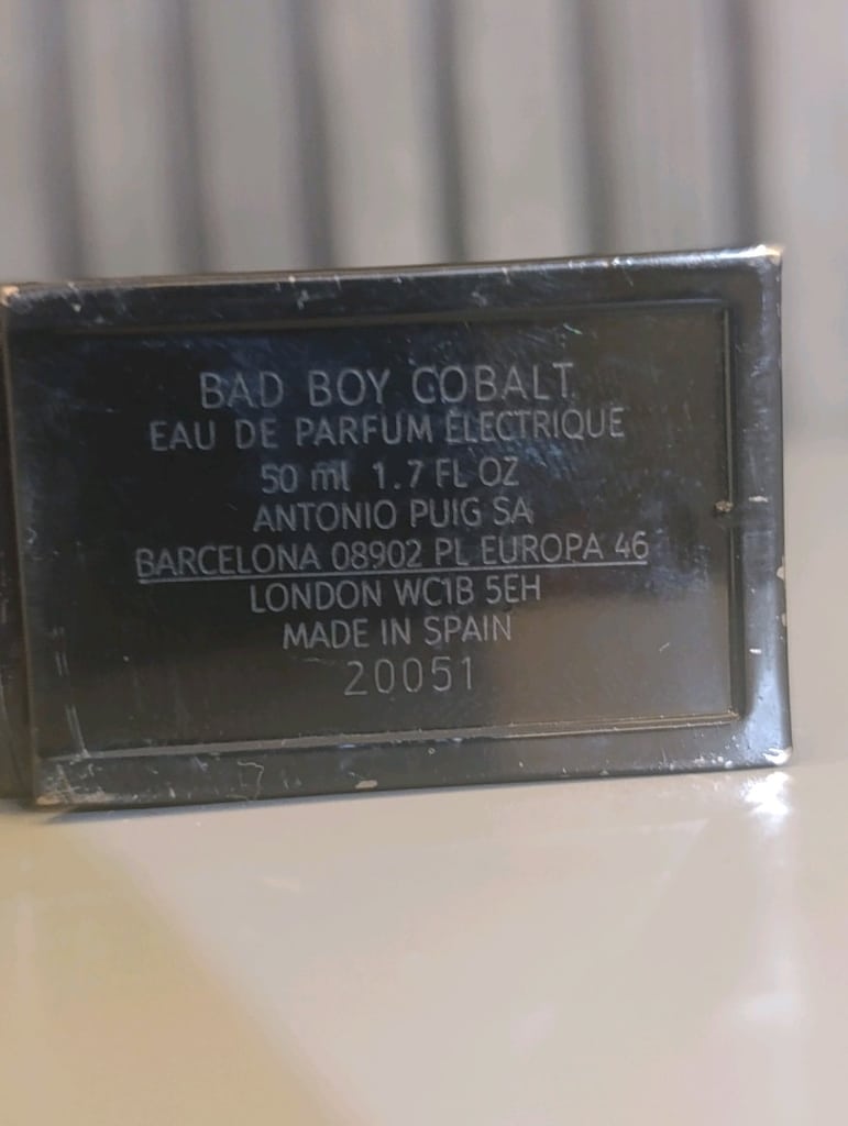 orjinal 50 ml edp BADBOY cobalt - 6