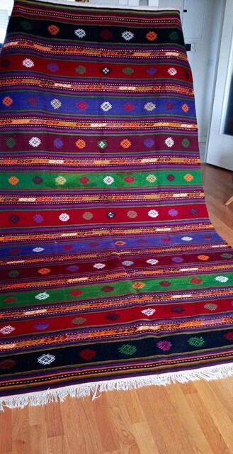 Antika Sivas Biblo gibi El Yapımı Dokuma yün Anadolu halı Kilim